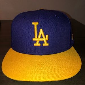 New Era 5950 LA Lakers Dodgers crossover hat